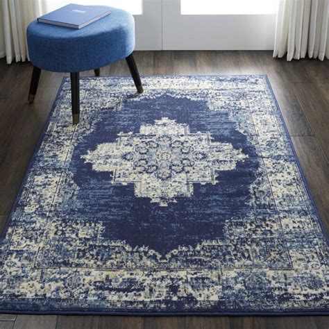 Charlton Home Susan Blue Area Rug & Reviews | Wayfair.ca