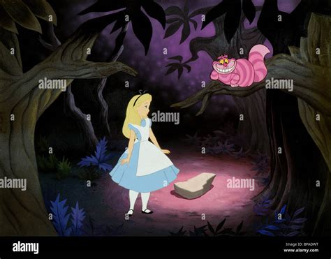 ALICE & THE CHESHIRE CAT ALICE IN WONDERLAND (1951 Stock Photo: 30963236 - Alamy