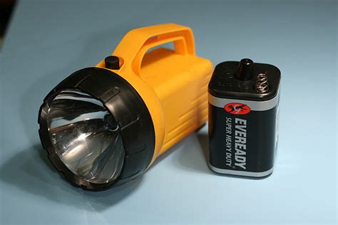 Rechargable Lantern Battery Flashlight Mod