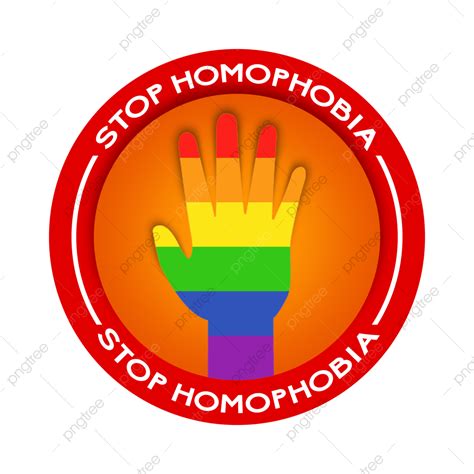 Stop Round Clipart Vector, Stop Homophobia Round Lgbt Banner Png Psd, Stop, Homophobia, Lgbt PNG ...