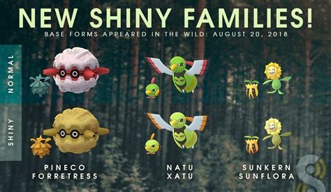 Is it possible for Sunkern to be shiny in Pokemon GO?