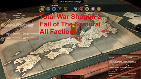 Total War SHOGUN 2 Fall of The Samurai All Factions - YouTube