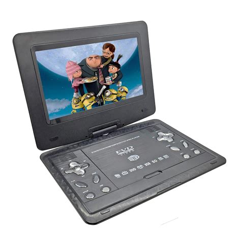 New 10.1inch Portable DVD Player Rechargerable Battery Game Player Radio Portable Analogue TV AV ...