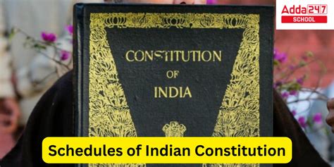 Schedules of Indian Constitution Tricks for CUET PG Law Exam