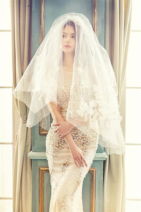 bride, dress, gold, wedding dress, romantic, bridal fashion, fabric ...