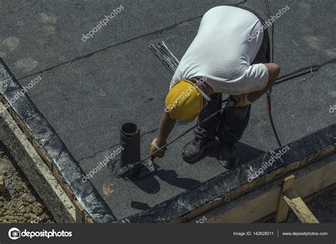 Installing pipe installation 3 — Stock Photo © kataklinger #142628011