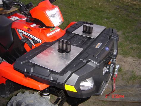 My rotopax gas pack mountin to the front rack - ATVConnection.com ATV Enthusiast Community