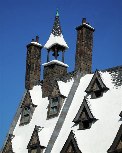 Snowy Hogsmeade Roof I Photograph by Scott Olsen - Fine Art America