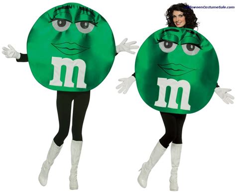 M&MS GREEN DELUXE ADULT COSTUME, YTX5943