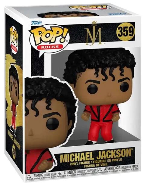 Funko Michael Jackson POP Rocks Michael Jackson Vinyl Figure 359 ...