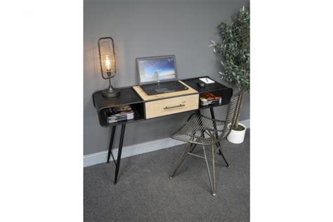 Industrial Metal and Wood Desk - Durham Bed & Furniture Group