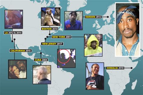 Tupac Shakur alive: Map shows 10 sightings of rapper shot dead | Daily Star