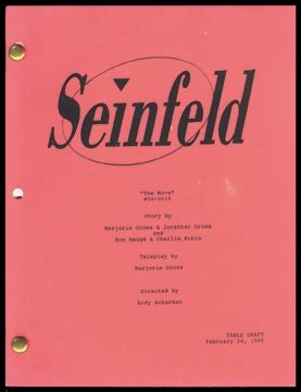 "The Move" Seinfeld Television Script