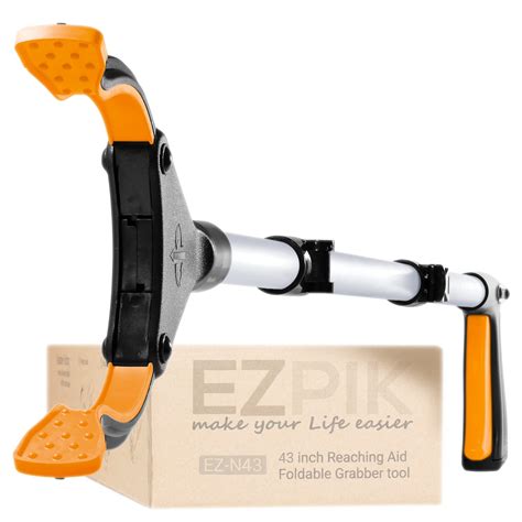 Buy EZPIK® Folding Grabber Tool 43 Inch +Magnets - Extra Long Handled Reacher Grabber Pickup ...