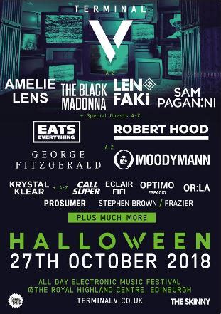 Terminal V Edinburgh Announce Huge Lineup For Halloween Marathon Sat ...