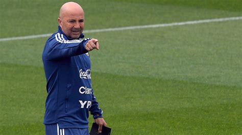 Watch: Argentina coach Jorge Sampaoli gets ‘punished’ by juvenil squad ...