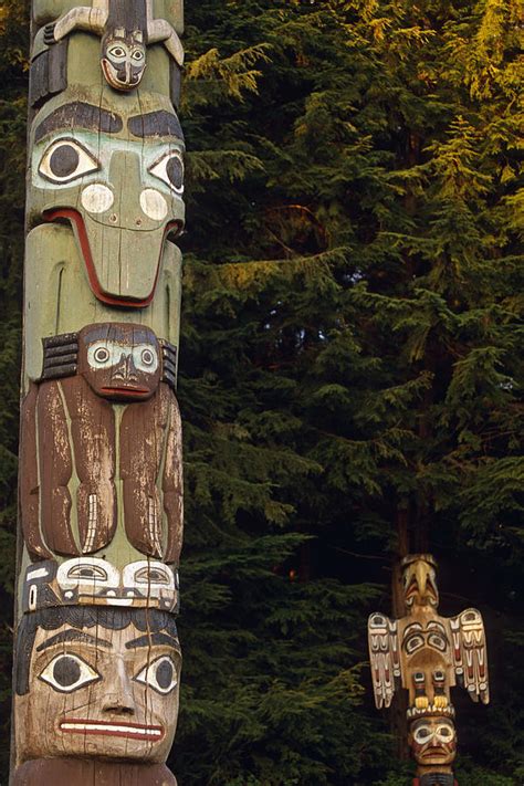 Totem Poles Totem Bight Sp Ketchikan Photograph by Nicholas Fucci | Fine Art America