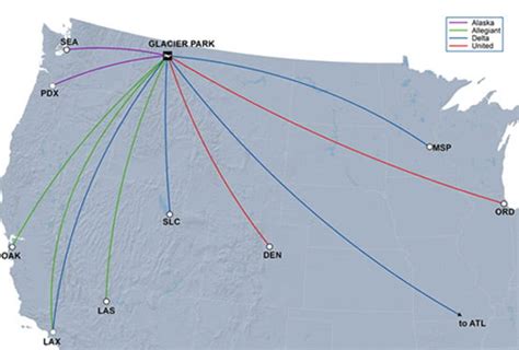 Glacier Park International Airport (FCA): Daily Flights Available