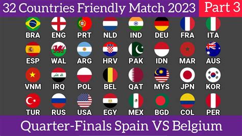 Friendly Match 2023 Marble Race 🏆 Quarter-Finals Spain VS Belgium #countryball #countryballs ...