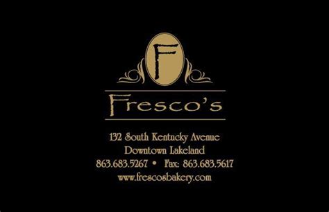 Fresco's bakery bistro, Lakeland, FL - Menu and Reviews