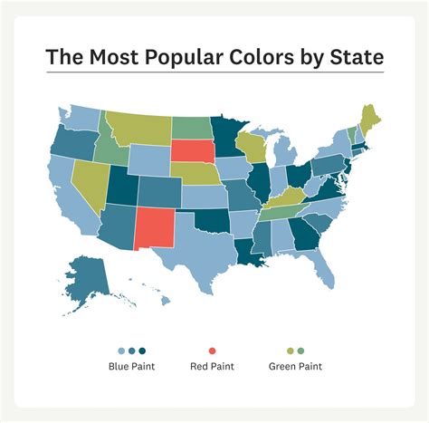 Most Popular Colors in Each State