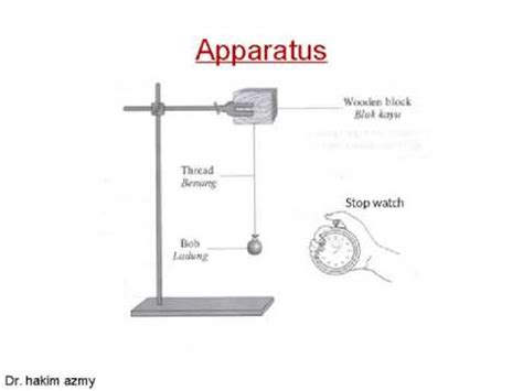 simple pendulum Experiment - YouTube