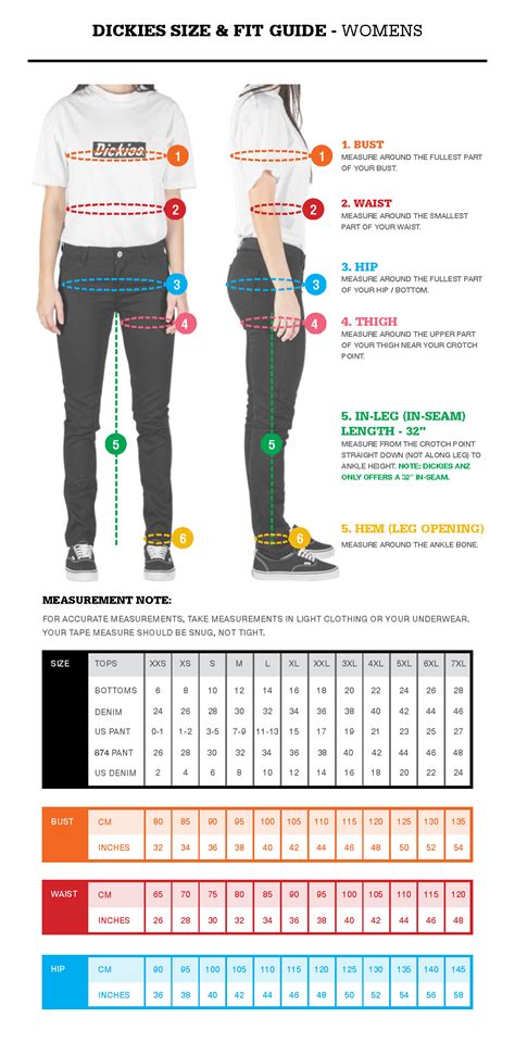 Inseam Size Chart For Men