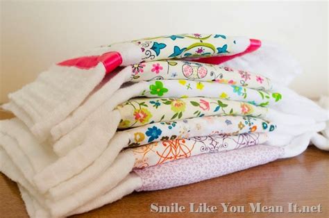 Smile Like You Mean it: Baby Girl Projects: Easy Baby Burp Cloths