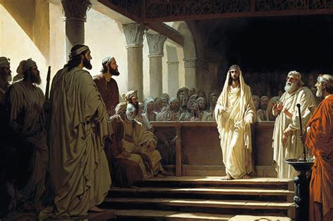 The Trial of Jesus before Pontius Pilate. Way of the Cross. History ...