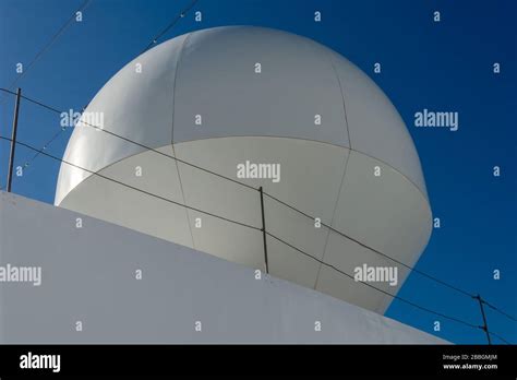 Radar on the deck of a luxury cruise ship Stock Photo - Alamy