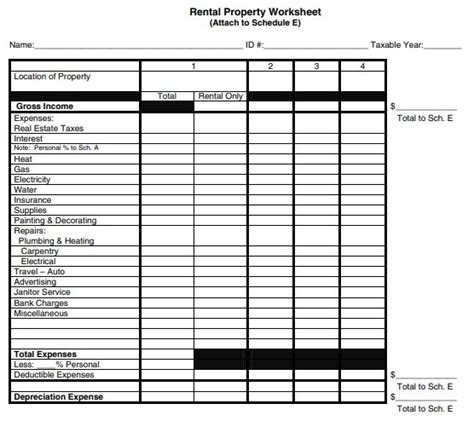 Free Rental Property Management Template (Excel, Word, PDF) - Excel TMP