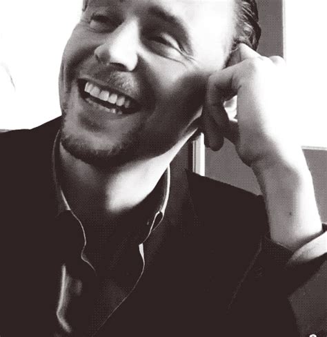 Giant laughing GIF with a mix of hand P*RN! @Kathleen Guess | Tom hiddleston, Tom hiddleston ...