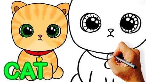 How to Draw Cat for Kids! Learn How to Draw Cute Cat Step by Step