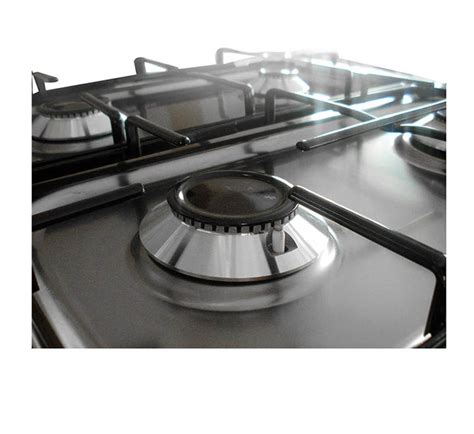 Uni Gas 55x55 Cm 4 Burner Gas Cooker, Stainless Steel Finish, With 46 Liters Gas Oven-C5555s3v ...