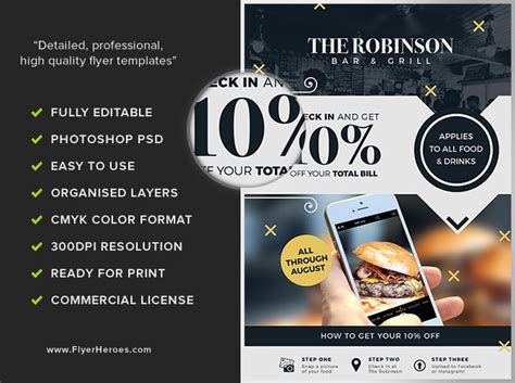 Social Media Discount Ad Flyer Template - FlyerHeroes