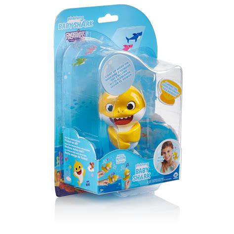 Pinkfong Baby Shark Fingerlings Interactive Toy - By WowWee | Baby shark song, Interactive toys ...