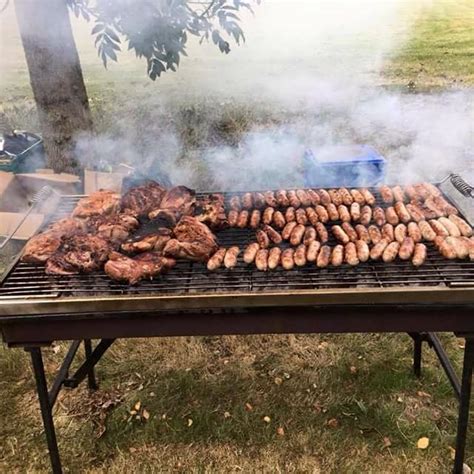 Large Charcoal BBQ 4' X 2' | teachingcare.com