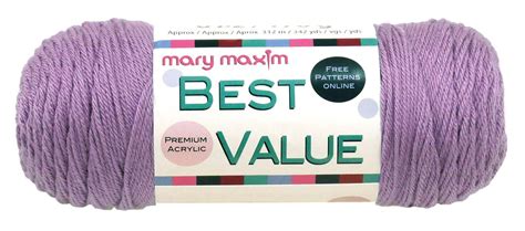 New Mary Maxim Best Value Yarn | Mary maxim, Yarn, Worsted weight yarn