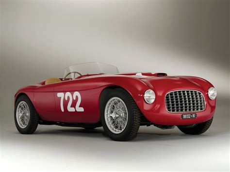 1948, Ferrari, 166, Inter, Spider, Corsa, Retro, Race, Racing, Supercar ...