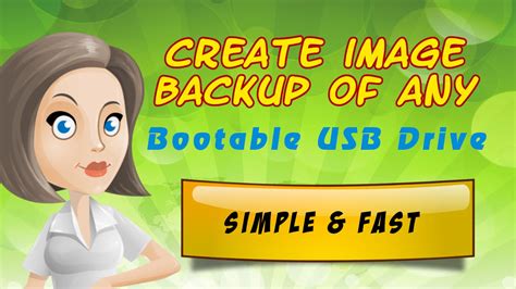 How to Create image backup of any bootable usb device easily - YouTube