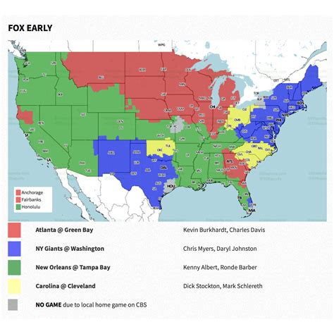 PACKERVILLE, U.S.A.: 2018 Week 14 NFL TV Maps