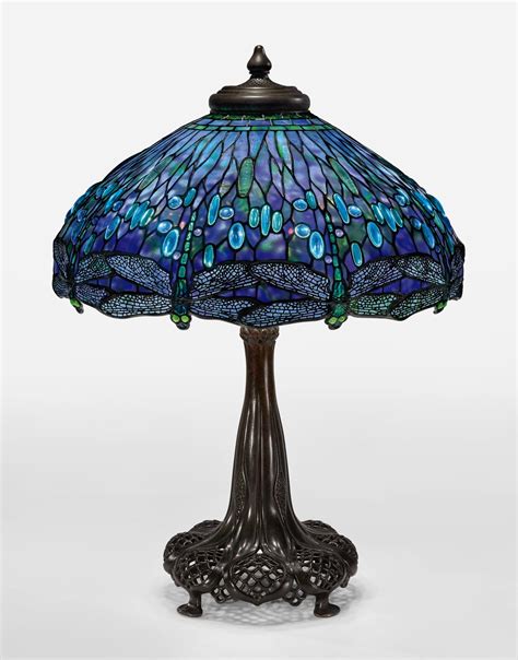 TIFFANY STUDIOS | AN IMPORTANT "DRAGONFLY" TABLE LAMP | Dreaming in Glass: Masterworks by ...