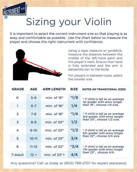 Violin Sizing Guide - Music Fun Books