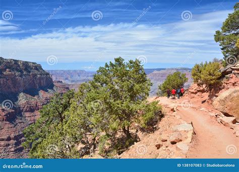 South Kaibab Touristic Trail Path into the Grand Canyon Editorial Stock Photo - Image of kaibab ...