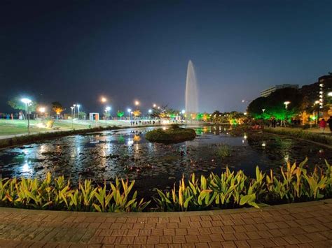 Inside Riverfront Flower Park Ahmedabad During Night👇🏻👇🏻 . Captured By ...