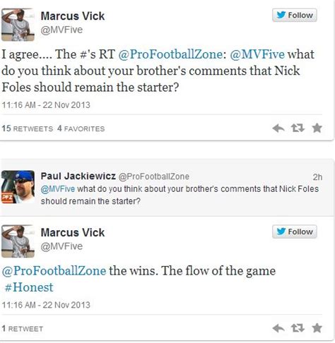 Marcus Vick Agrees That Nicks Foles Should Start Over His Brother - BlackSportsOnline