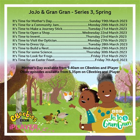 JoJo and Gran Gran, new spring episodes! – Laura Henry-Allain MBE