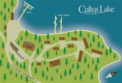 Cultus Lake Resort Map