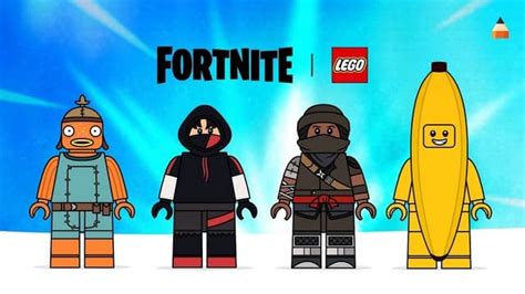 Drawing Lego Fortnite Skins | Drawing Peely, Ikonik, Fishstick, Ninja