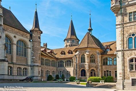 Swiss National Museum, Zurich - Framed Photograph by Andrew Prokos